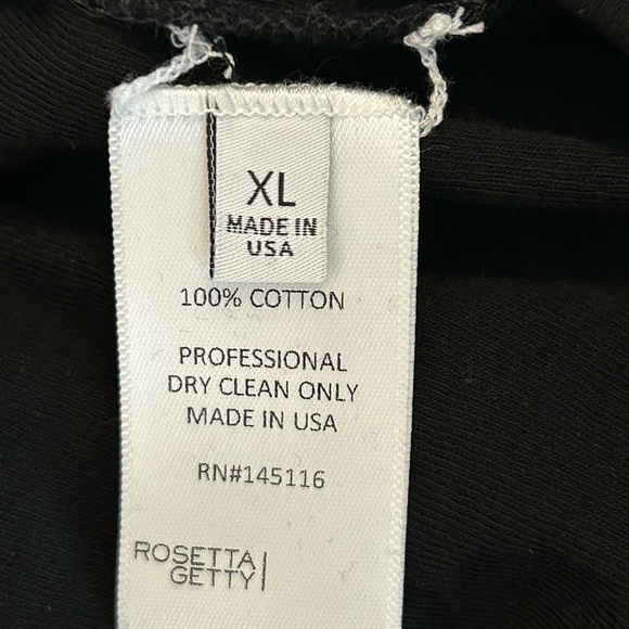 Rosetta Getty Classic Black Cotton Top - Picture 9 of 10